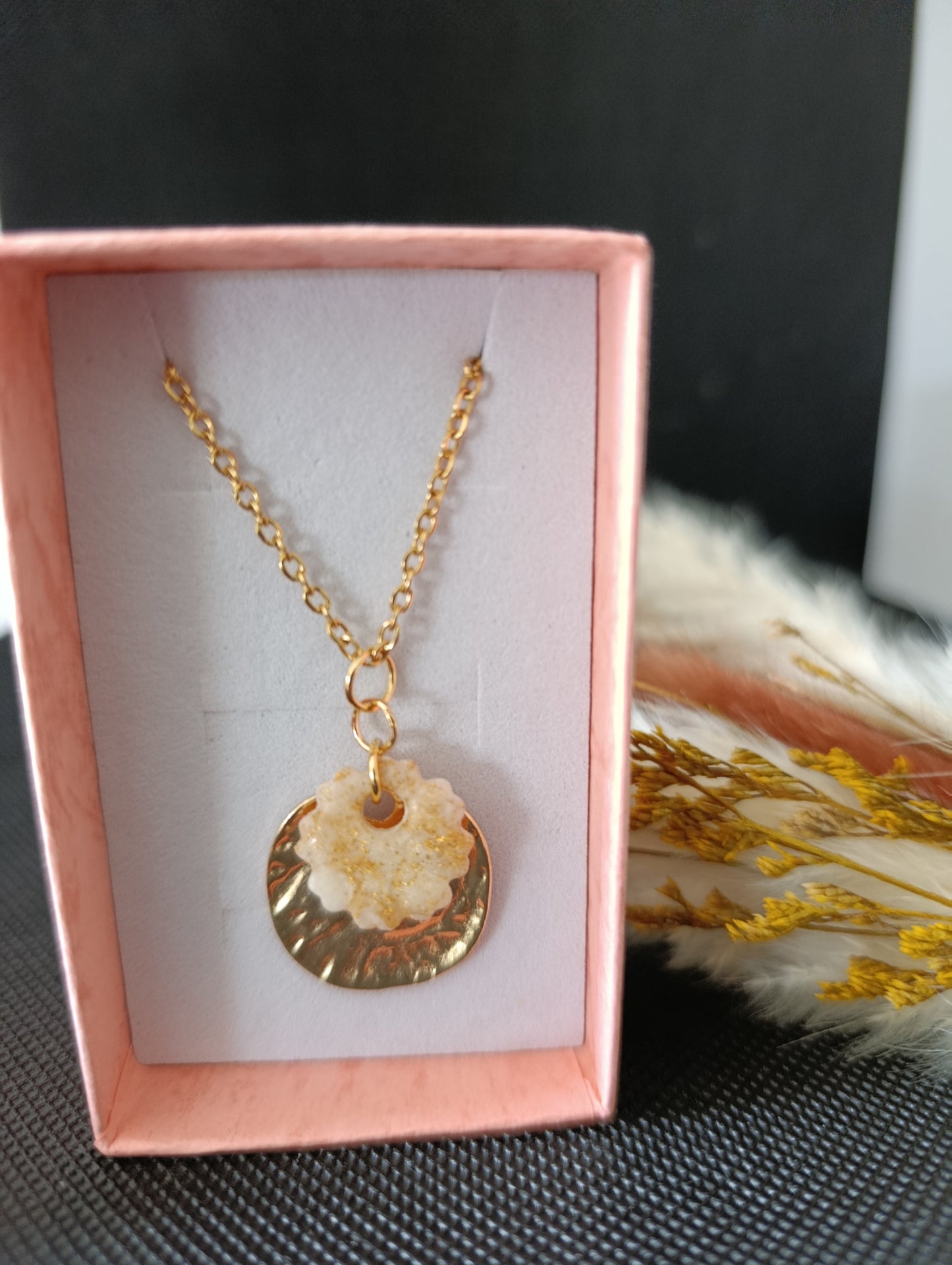 Coffret Fleur or