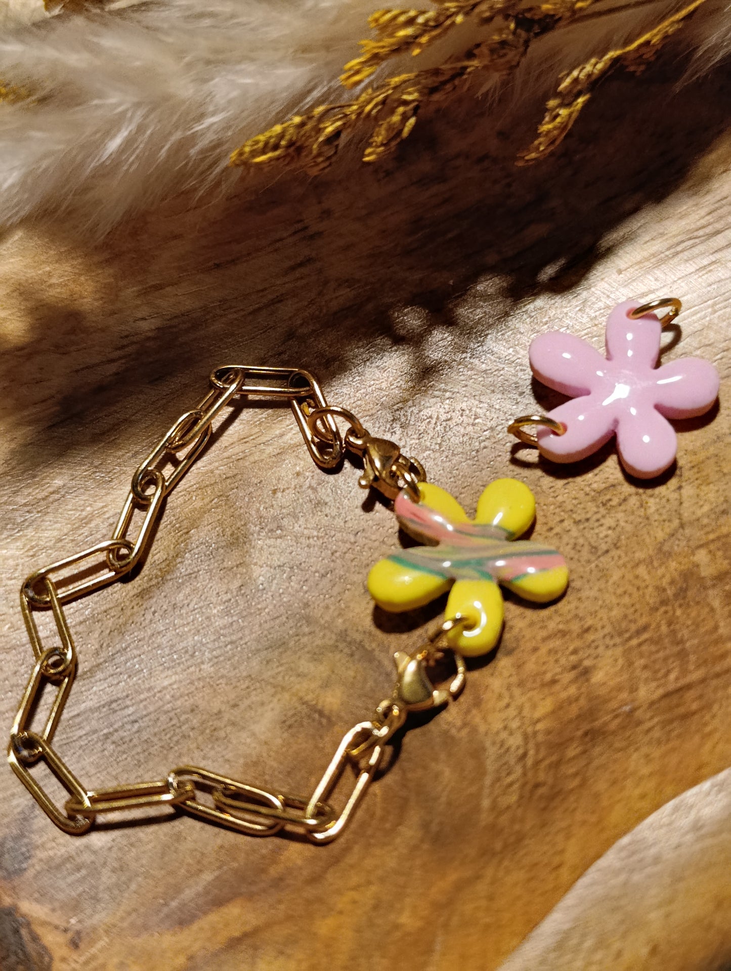 Bracelet interchangeable +une fleur
