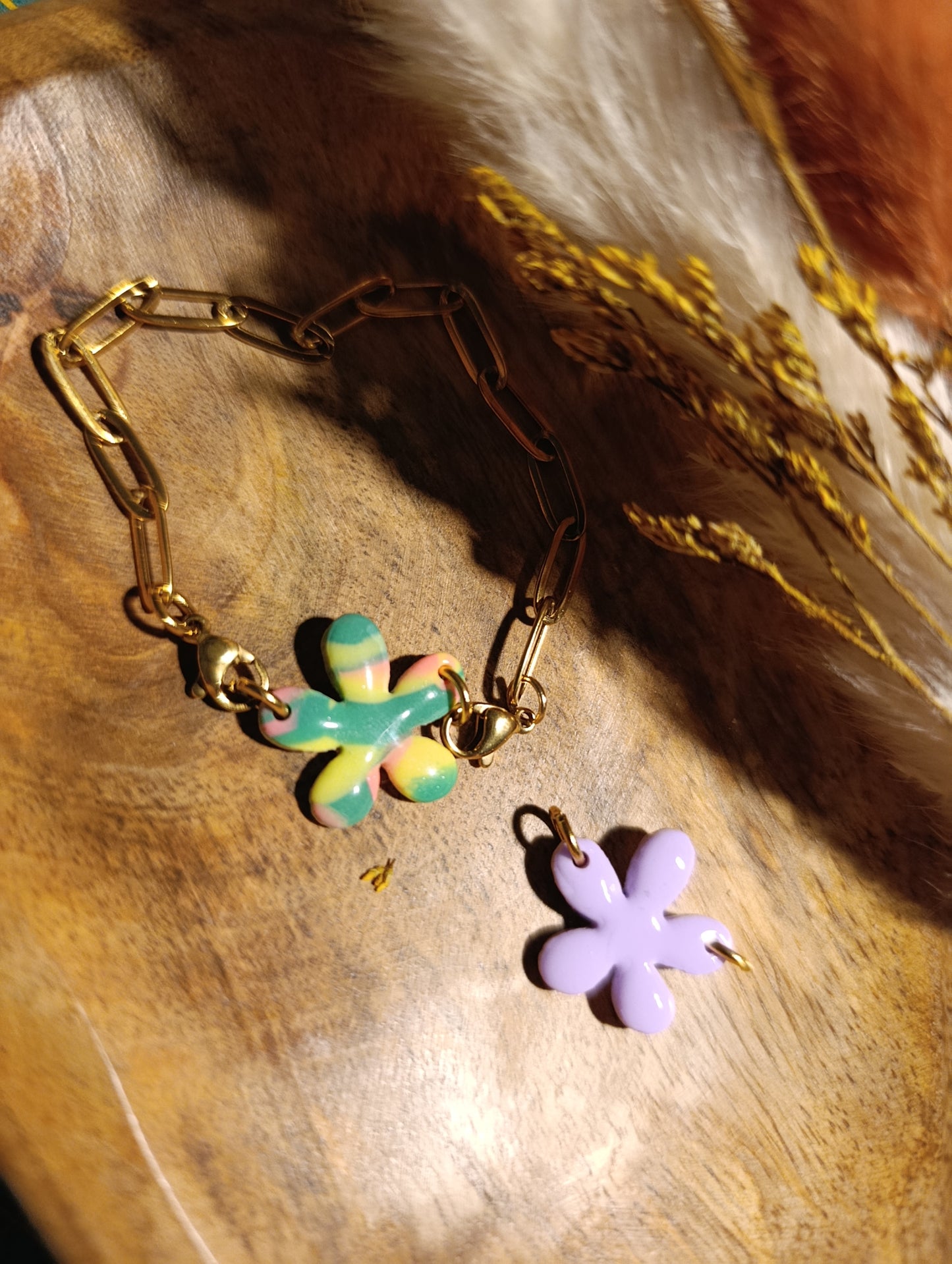Bracelet interchangeable +une fleur