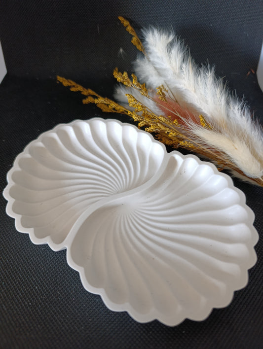 Vide poche double coquillage