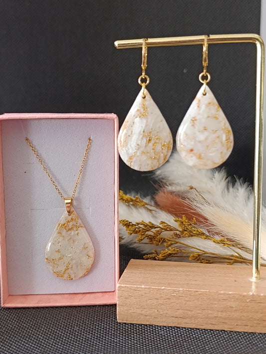 Coffret goutte or
