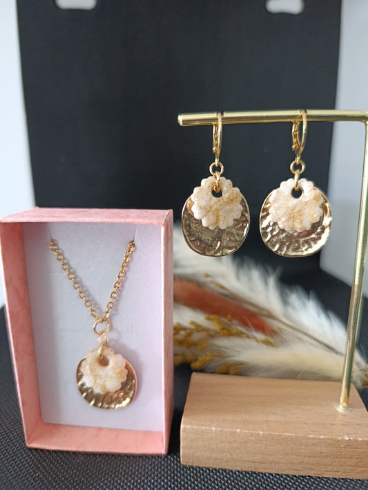 Coffret Fleur or