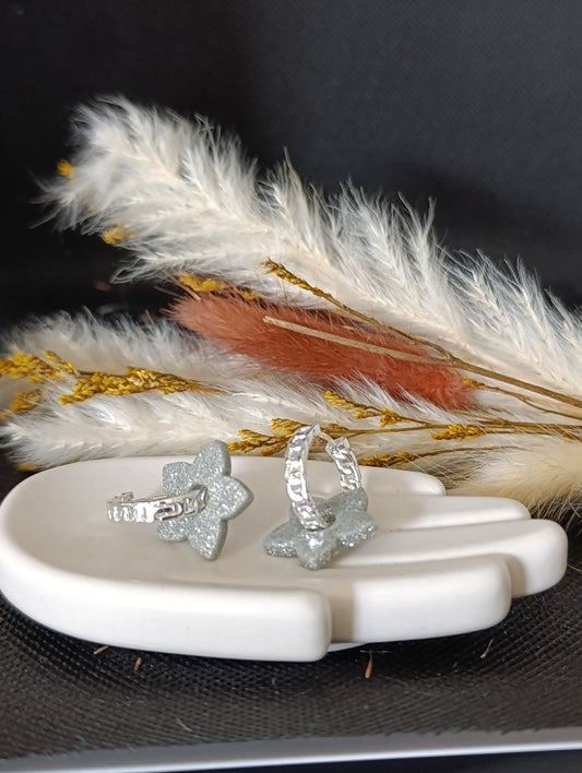 Créoles Argent et or 925